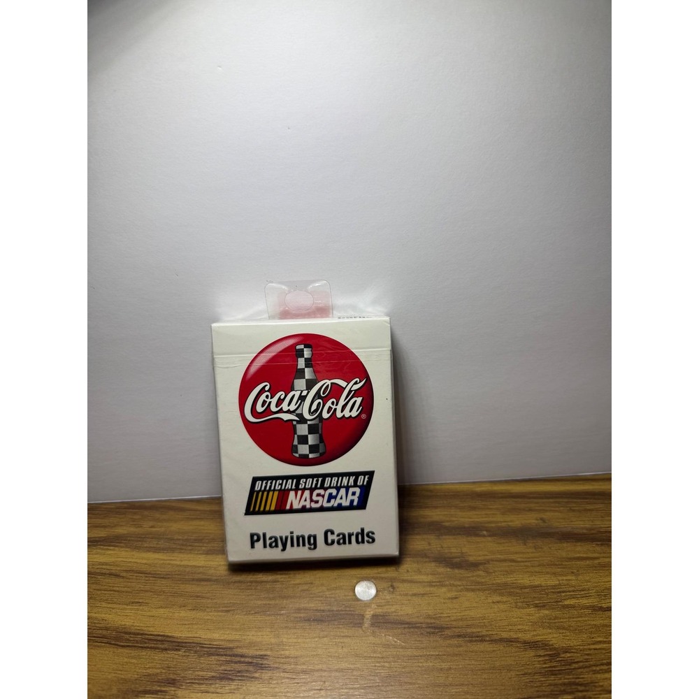 Coca Cola NASCAR Playing Cards Bicycle Official Soft Drink Vintage Collectible